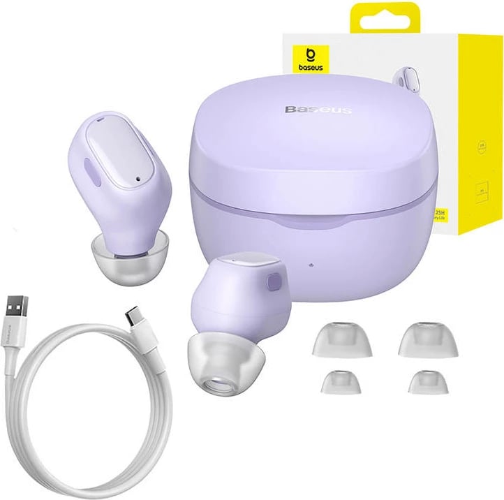 Kufje wireless Baseus Bowie WM01, TWS, Bluetooth 5.3, vjollcë