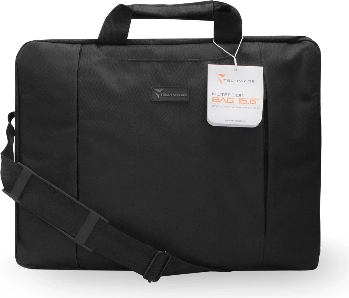 Çantë laptopi Techmade, deri 15.6 inç, e zezë