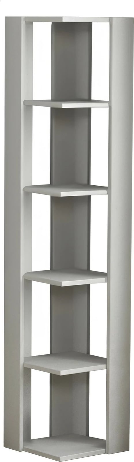 Raft librash Skye Decor, i bardhë, 34x161x34cm