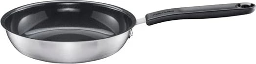 Tigan skuqjeje Fiskars Gourmet 1080857, çelik inox, veshje qeramike, i rrumbullakët, për gaz
