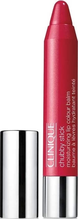 Balsam për buzë me ngjyrë Clinique Chubby Stick Moisturizing Lip Colour Balm 27 Mightiest Maraschino për femra, 3g