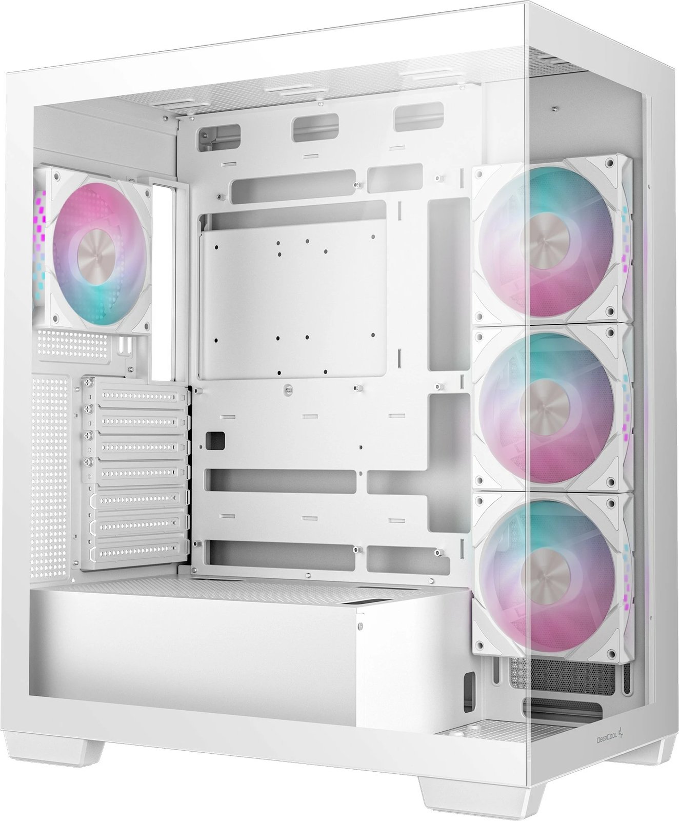Kasë Deepcool CG580 4F WH, Midi Tower, ATX, RGB, e bardhë