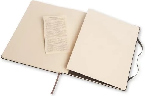 Fletore shkrimi Moleskine, A4, 192 fletë, E zezë