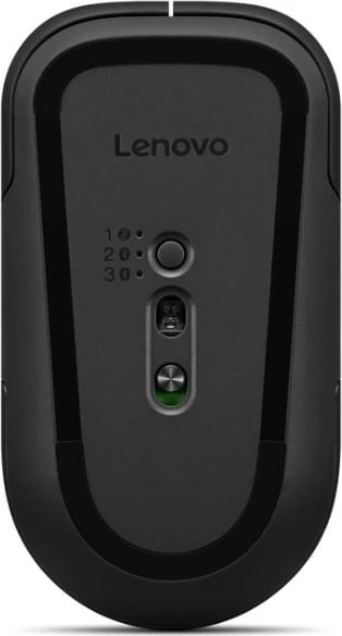 Maus Lenovo Multi-Mode Pro Plus 6050 wireless 2.4GHz + Bluetooth, DPI deri 4000, butona të programueshëm, i zi