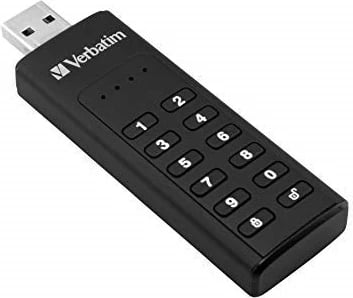USB Verbatim 128GB 3.2 Typ A, Keypad Secure Drive, E Zezë