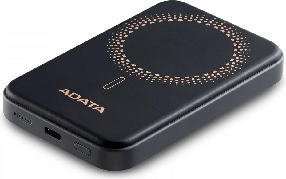 Powerbank Adata R50, 5000mAh, 2x USB Type-C, MagSafe, e zezë