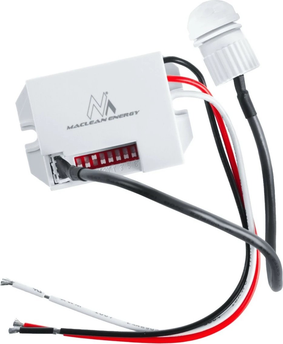 Sensor lëvizjeje PIR Maclean MCE32 V, 12-24V DC, 360°, i bardhë