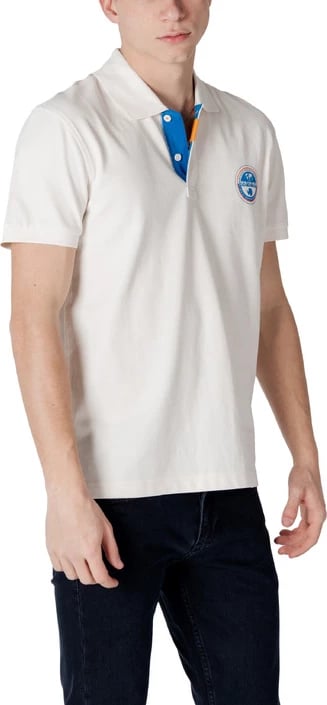 Maicë polo për meshkuj Napapijri, të bardhë
