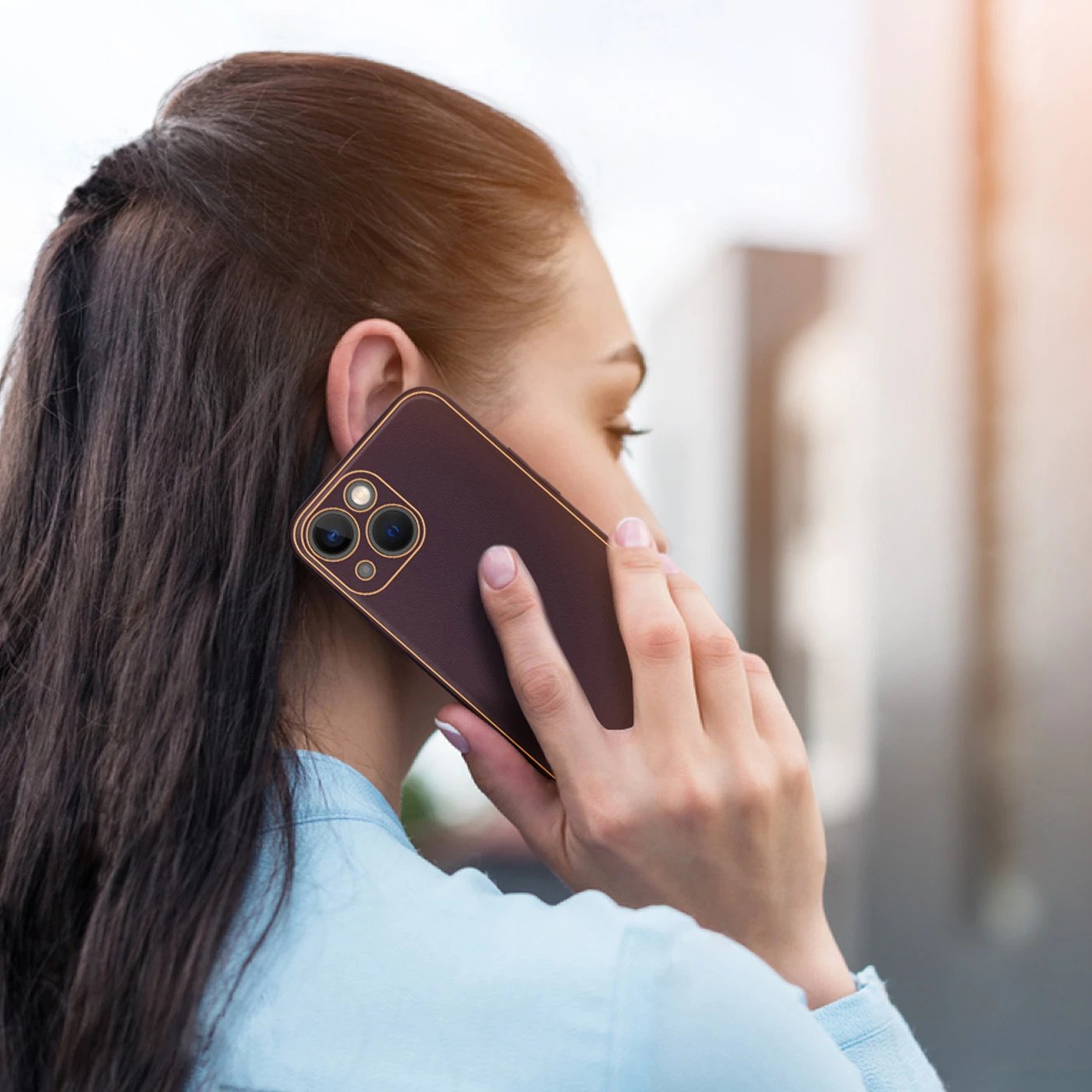 Mbështjellës Dux Ducis Yolo për iPhone 14 Plus, Violet