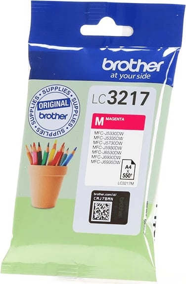 kartutë boje Brother LC-3217M 9 ml deri 550 faqe magenta