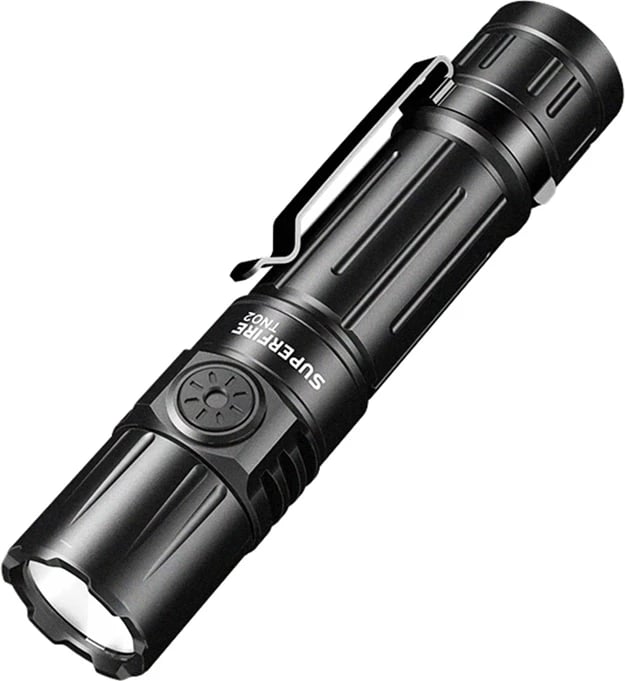 Elektrik dore Superfire TN02, 1800lm, USB-C, i zi