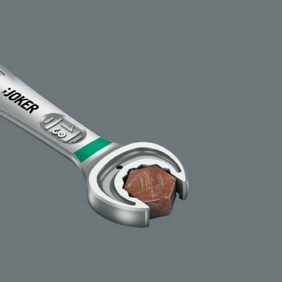 Set çelësa kombinues Wera Joker 6 copë, çelik inox, mat, me mbështjellës, Gjermani