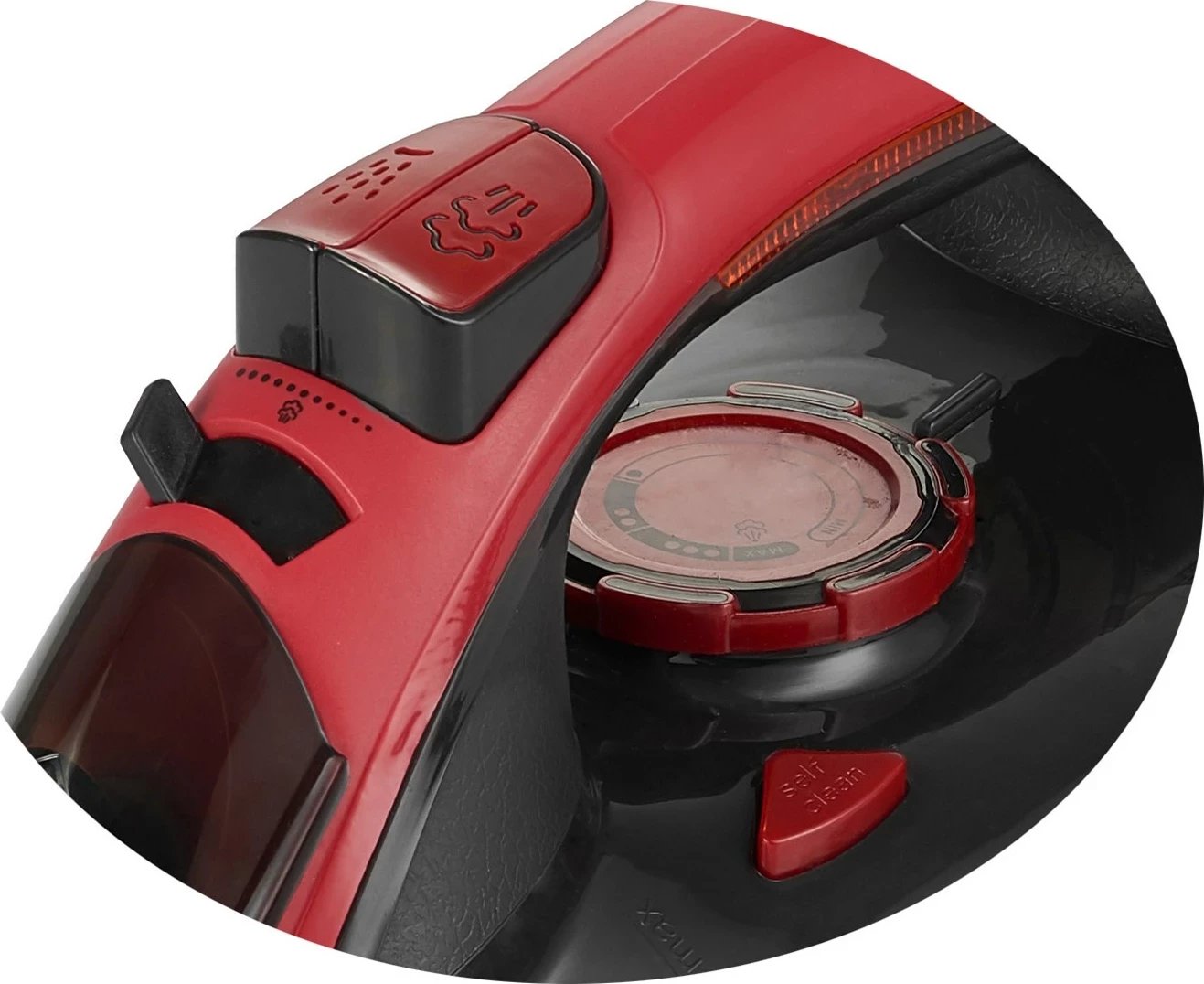 Hekur me avull Adler MS 5031, 3000 W, i kuq