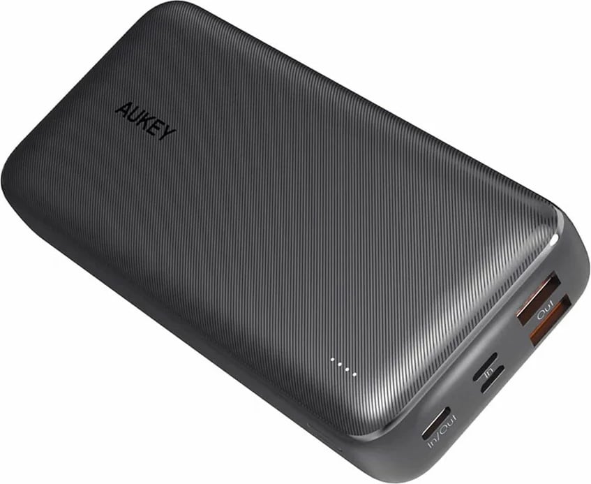 Power bank AUKEY PB-N74S Basix Plus, 20000 mAh, 5xUSB, Quick Charge 3.0, Power Delivery 3.0, 22.5W, LED, e zezë