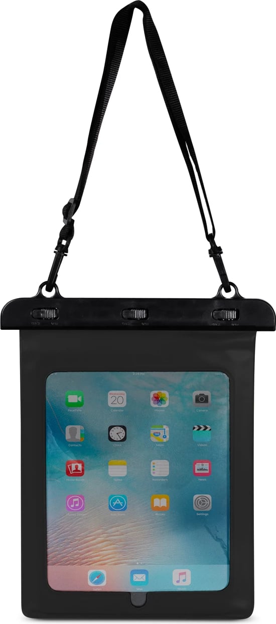 Mbështjellës tablet Hurtel, PVC i papërshkueshëm nga uji, i zi