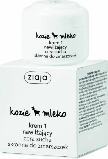 Krem fytyre hidratues për femra Ziaja Kozie Milk Cream 1, 50ml