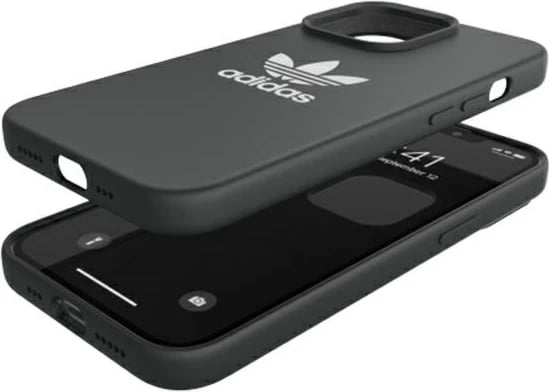 Mbështjellës Adidas OR Silicone për iPhone 13 Pro/13 6.1", i zi
