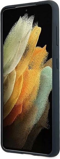 Mbështjellës BMW Silicone Signature për Samsung Galaxy S21+, granat/navy
