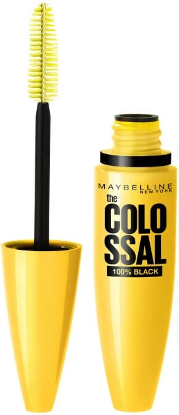 Mascara për femra Maybelline Colossal 100% Black, 10.7ml e zezë