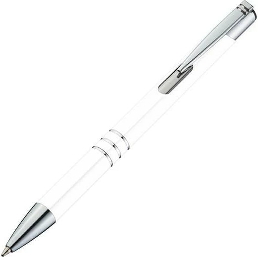 Stilolaps metalik MACMA 23080-00, Detaje argjendi, Ngjyrë e bardhë Stilolaps metalik MACMA 23080-00, Detaje argjendi, Ngjyrë e bardhë