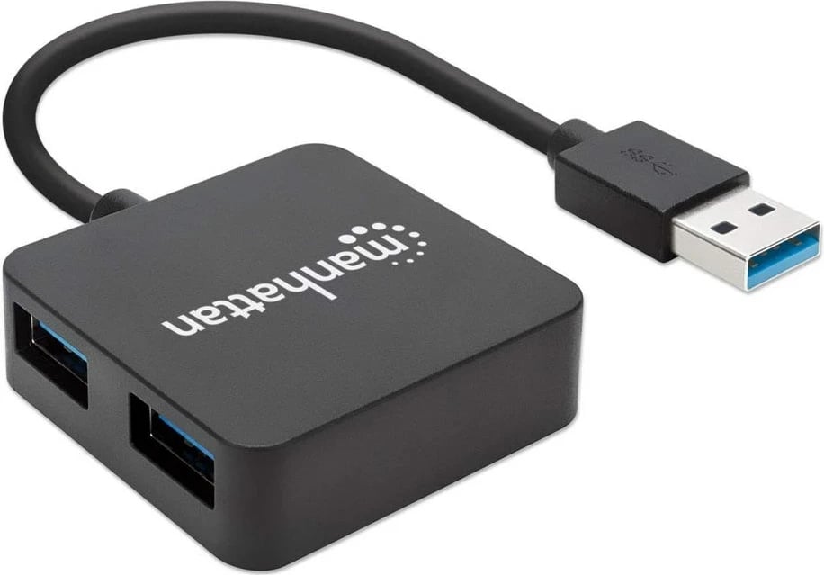 Hub USB Manhattan, 4 Porta, Bus Power, i Zi