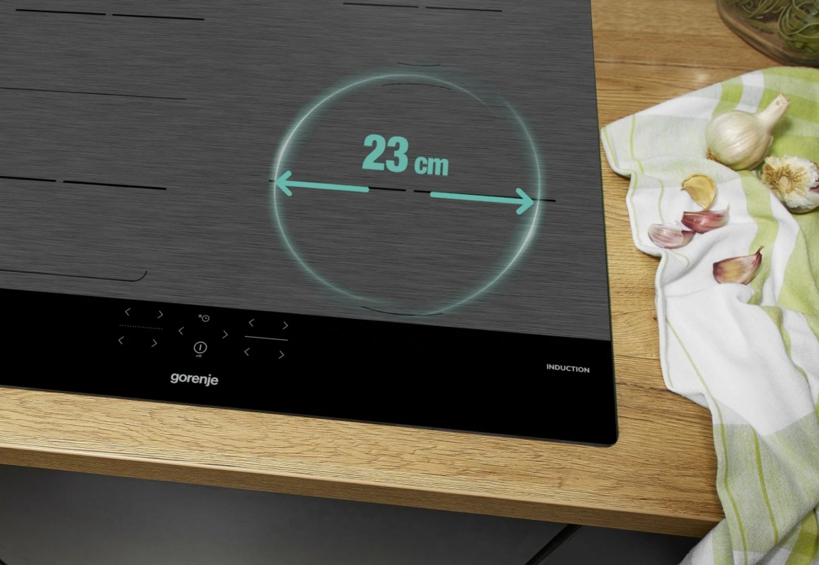Pllakë gatimi me induksion Gorenje GI6421SYB, 4 zona, e zezë Pllakë gatimi me induksion Gorenje GI6421SYB, 4 zona, e zezë