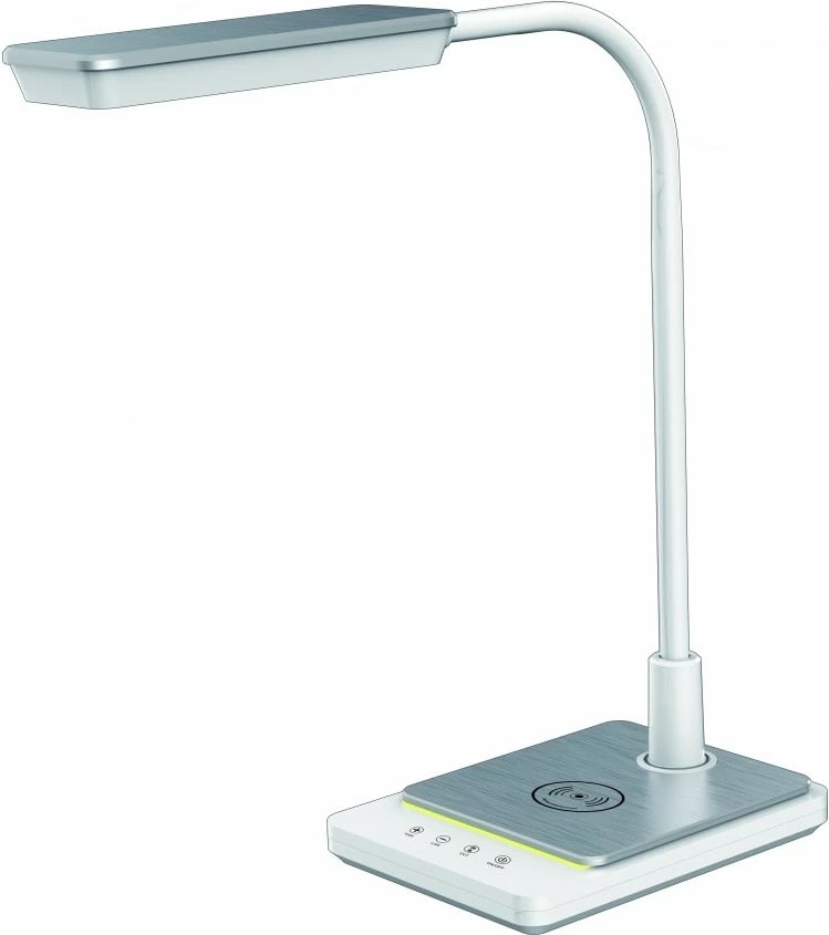 Llambë tavoline Maxcom ML3100 Porto me LED dhe karikues induktiv 10W, Bardhë