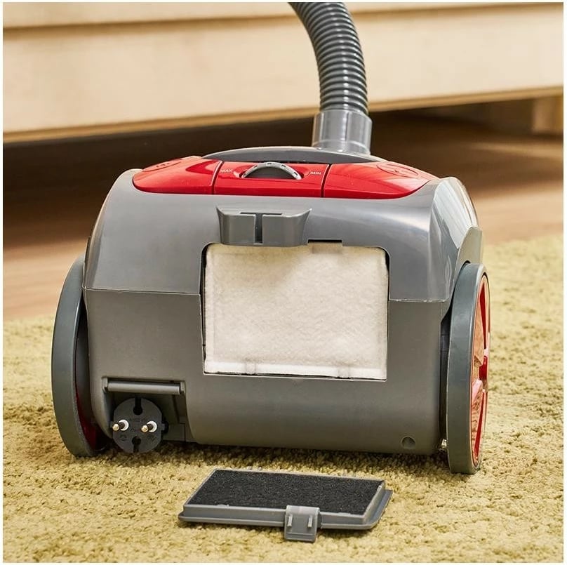 Fshesë me korrent Zelmer ZZVC261 Tadek, 2.5L, 800W, e kuqe-gri