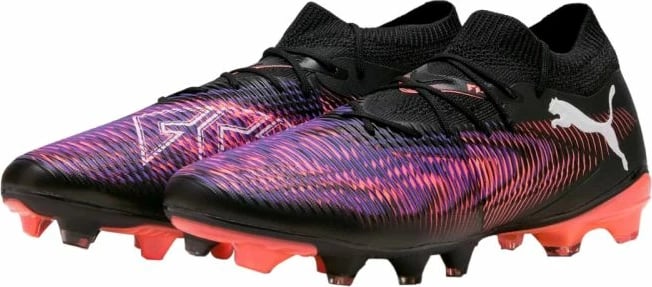 Çizme futbolli Puma për meshkuj, të zeza dhe të kuqe
