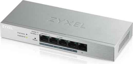 Switch Zyxel GS1200-5HP v2, Gigabit Ethernet, PoE