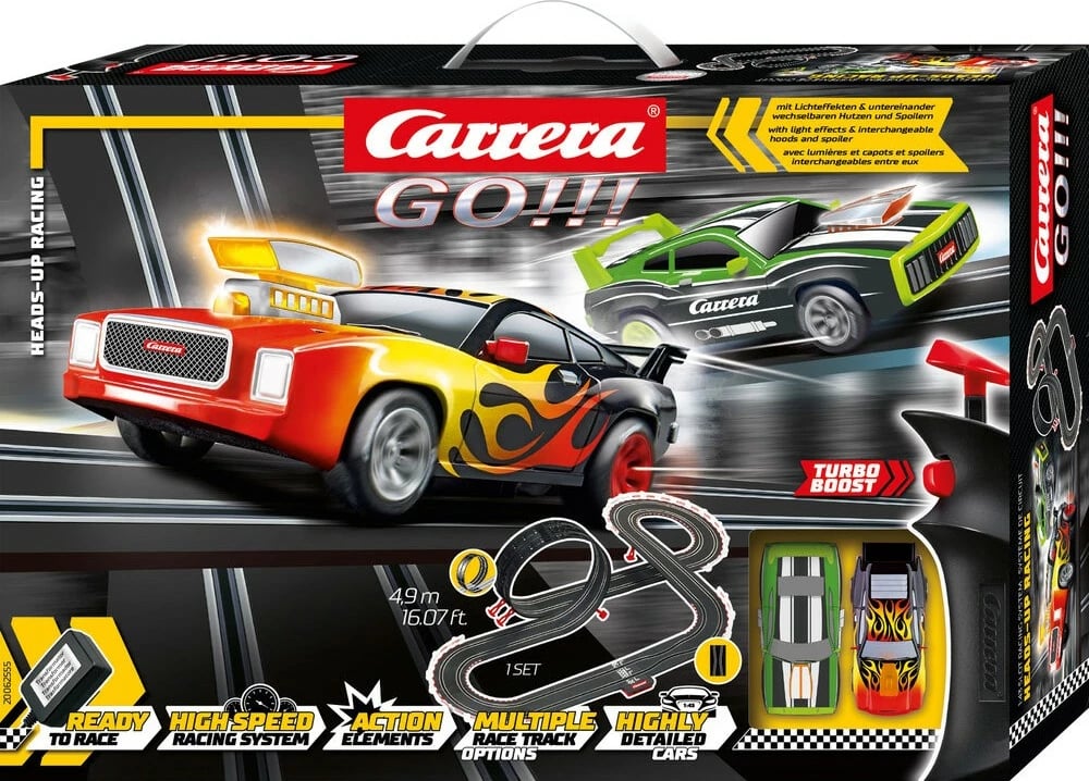 Set garash Carrera GO!!! Heads-Up Racing, 6 vjeç, Multikolor