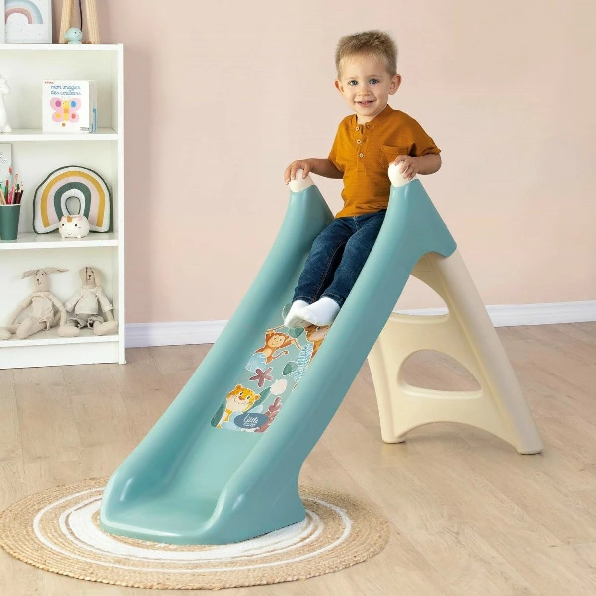Rrëshqitëse plastike Smoby Little XS, 90 cm, Jeshile