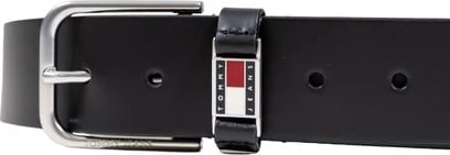 Rrip lëkure për meshkuj Tommy Hilfiger Jeans, i zi