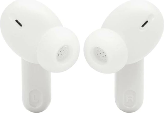 Kufje in-ear pa tela JBL Tune Beam 2 JBLWBEAM2WHT anulim zhurme adaptiv, JBL Spatial Sound, deri 48 orë bateri, IP54, të bardha