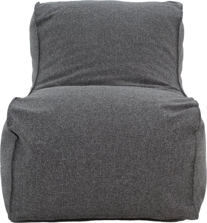 Lara puf-lounger, material stof, ngjyrë gri
