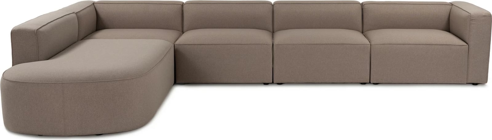 Këndare Atelier del Sofa, Mora (X-Oval-L1-O1-O1-R1), ngjyrë kafe e çelët