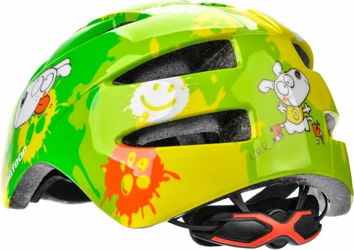 Helmetë për bicikletë për fëmijë Meteor, jeshile