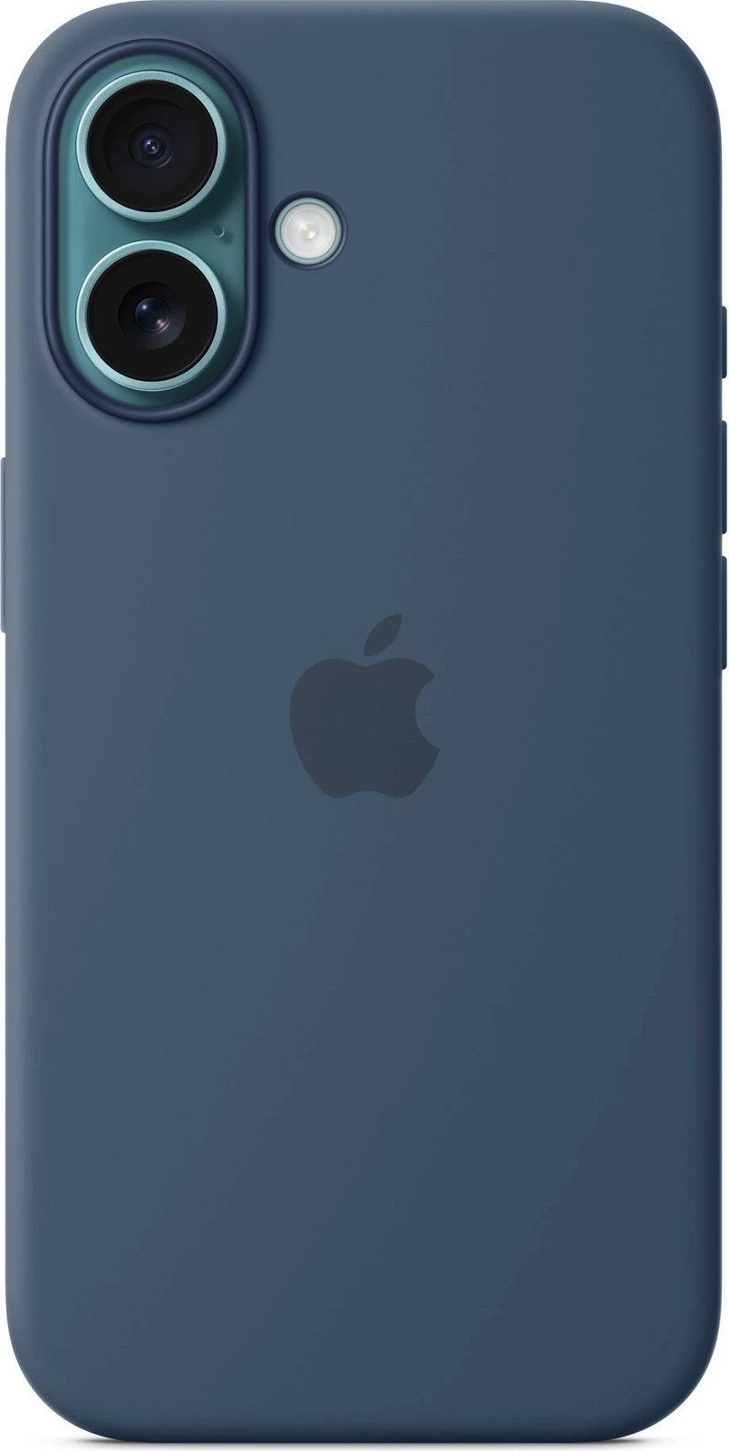 Apple iPhone 16 Silicone Case with MagSafe, Denim