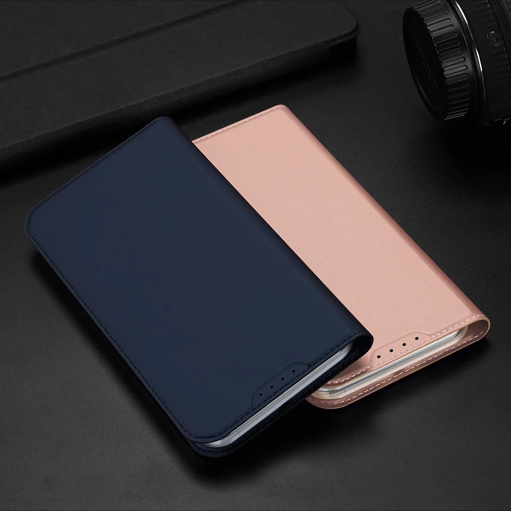 Mbështjellës Dux Ducis Skin Pro për iPhone 15 Plus, me kapak, xhep kartelash, i zi
