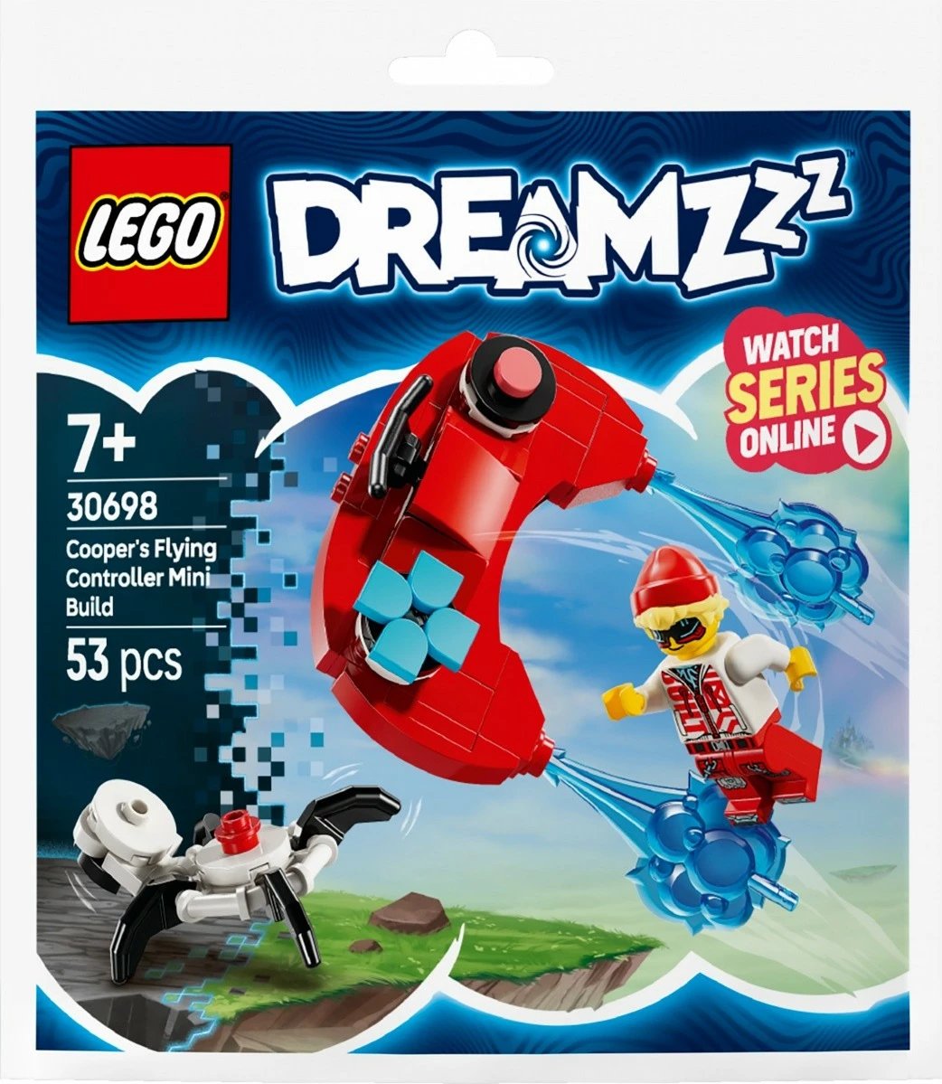 Set LEGO DREAMZzz Flying Controller Cooper 30698, 53 pjesë, plastikë