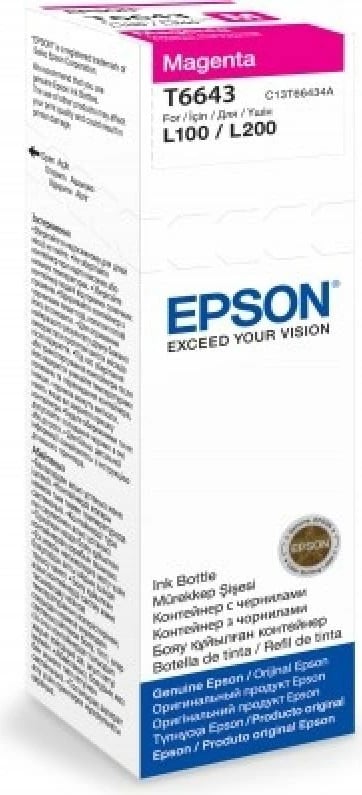 Bojë printeri, Epson, T6643 C13T66434A, 70 ml, magenta