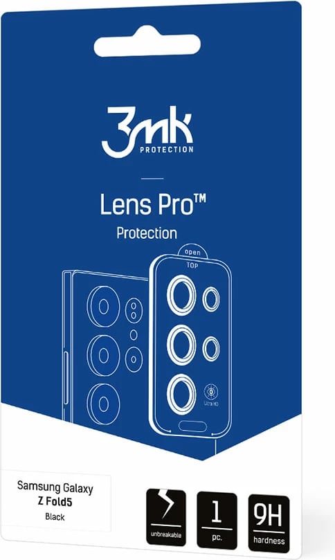 Mbrojtës lentash 3mk Protection Lens Pro për Samsung Galaxy Z Fold 5, i zi
