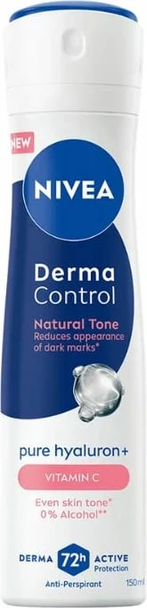 Deodorant spray për femra Nivea Derma Control Natural Tone 150ml