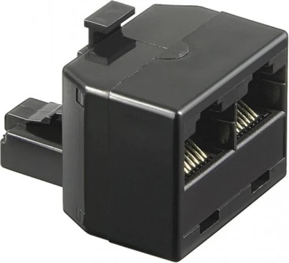 Shpërndarës Intellinet RJ45, i zi
