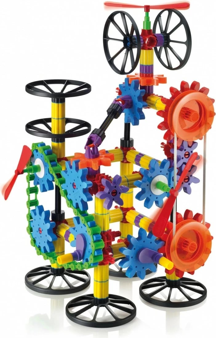 Set konstruktiv Quercetti Georelo 3D Technic, 266 pjesë, plastikë, shumëngjyrëshe