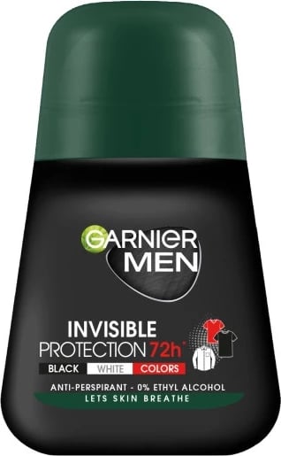 Deodorant roll-on për meshkuj Garnier Men Invisible Protection 72h, 50ml
