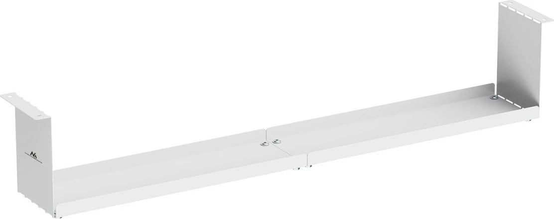 Organizues kabllosh Maclean MC-107 W, nën tavolinë, çelik, Bardhë