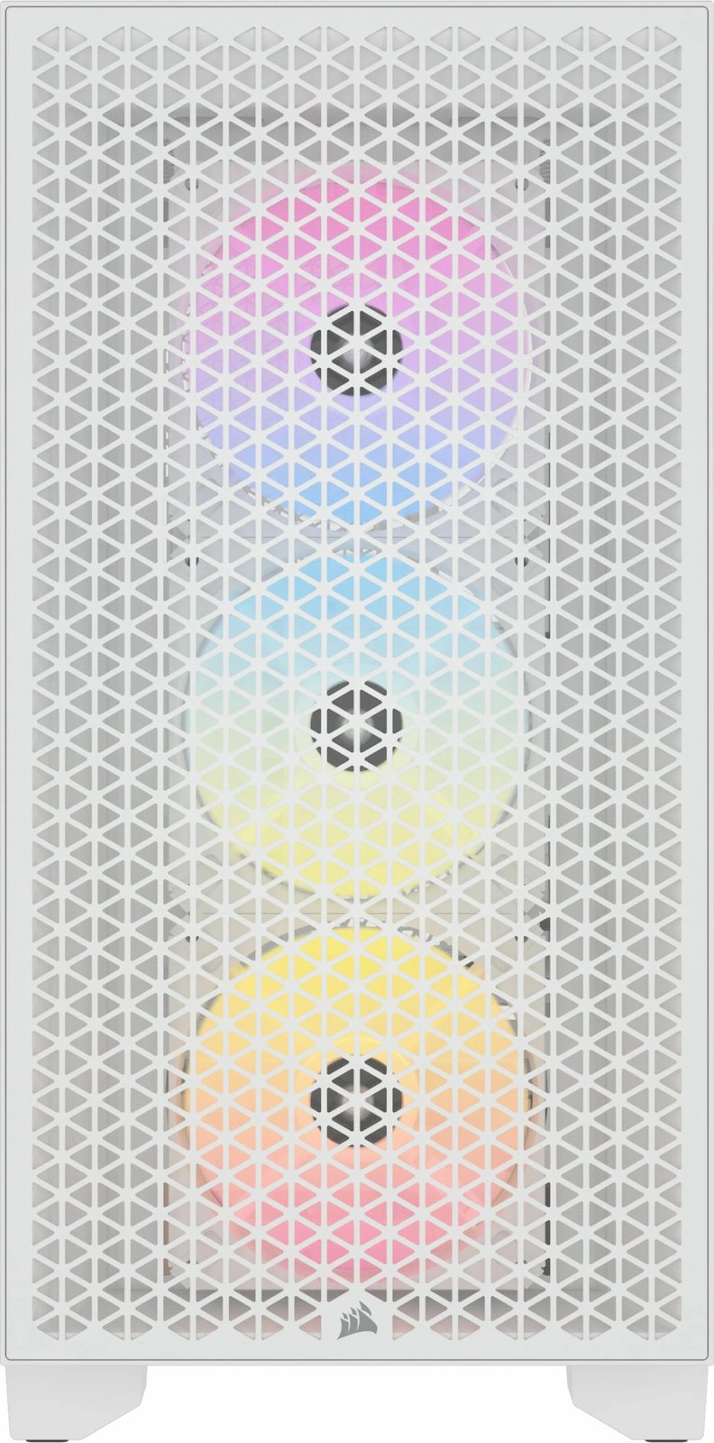 Kasë Corsair 3000D RGB Airflow, midi tower, ATX, e bardhë