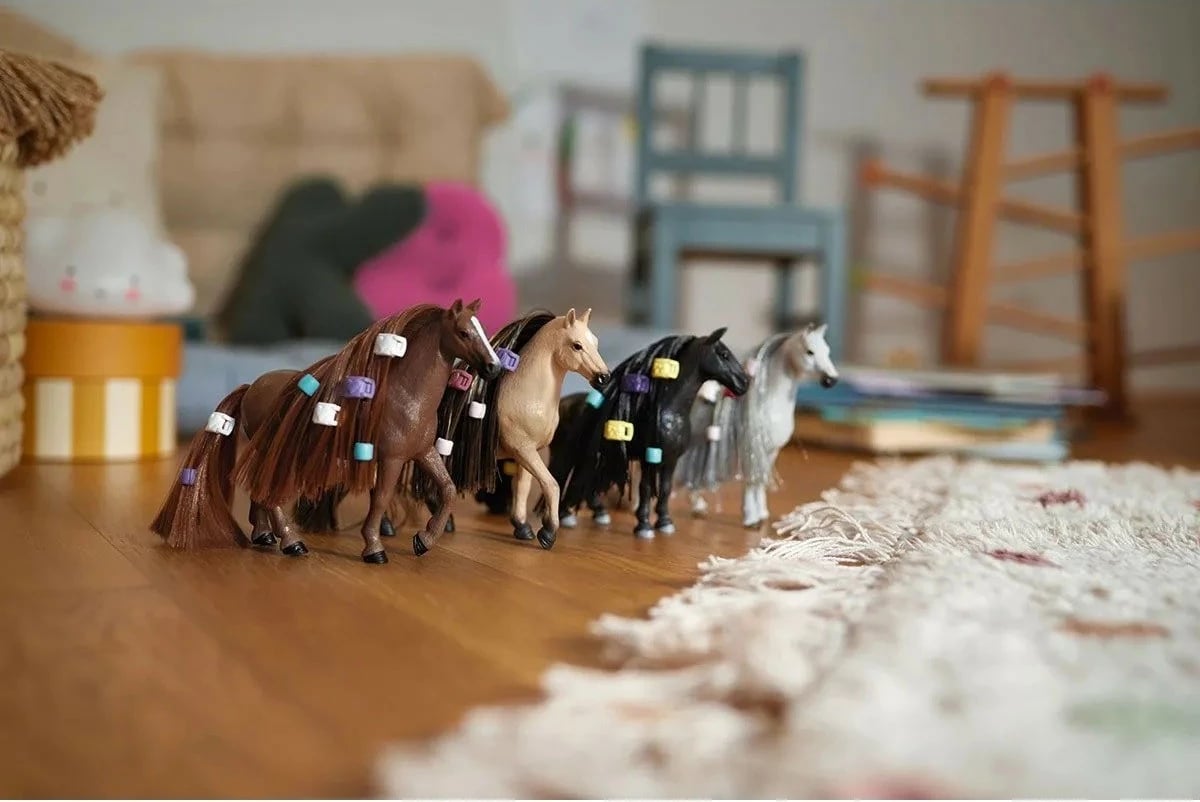 Figurinë kali Criollo Schleich HORSE CLUB Sofias Beauties, 16x7x12.5cm, me aksesorë, plastikë