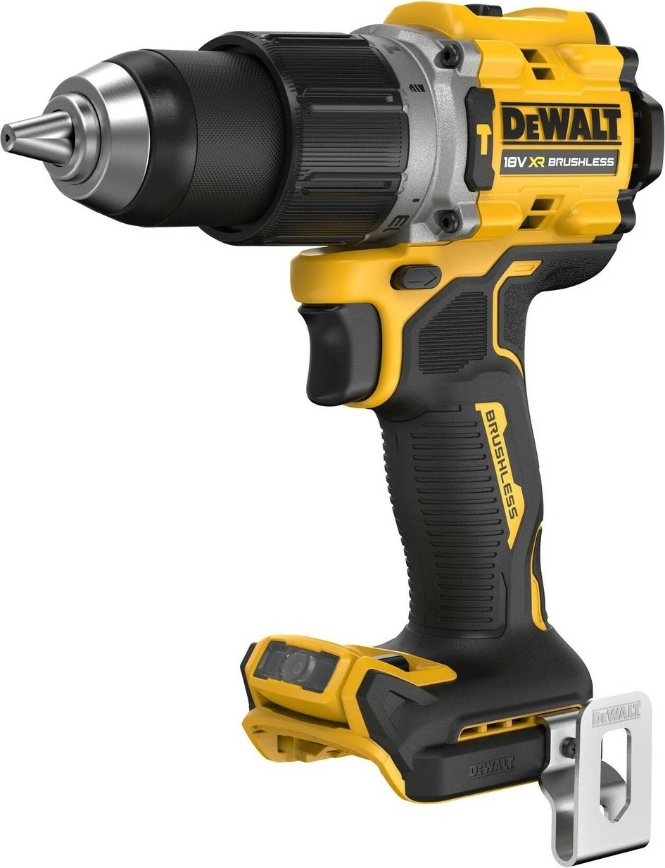 Aku-shurubdrill DeWALT 18V, brushless, 1.3cm, verdhë/zezë